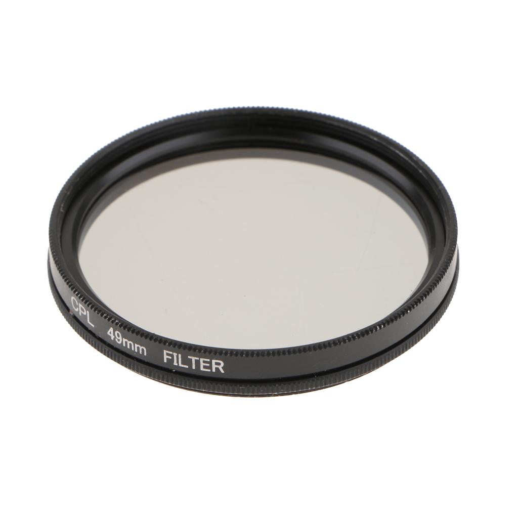 49mm CPL Circular Polarizing Lens Filter for Auto Focus and Digital Cameras