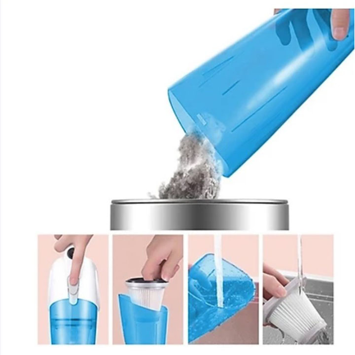 Máy hút bụi cầm tay - Với công suất hút mạnh mẽ 120W- Dung tích hộp chứa bụi 1,5L