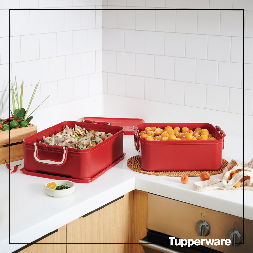 Bộ Trữ Khô &amp; Mát Tupperware Kimchi Keeper Set 2