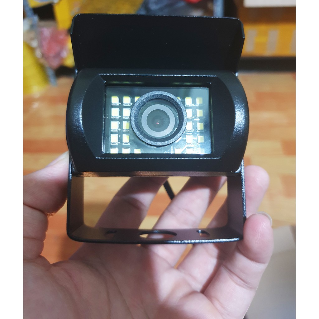 Bộ Màn Hình Camera Lùi 5 Inch Và Camera Lùi Xe Tải 24 Đèn Led