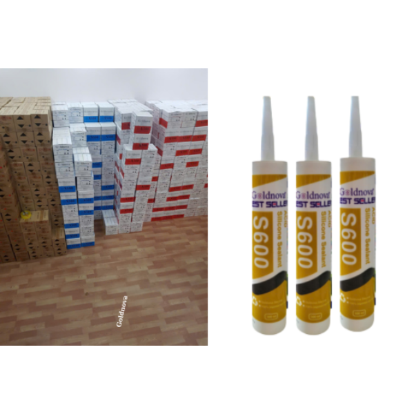 Keo Silicone S600-3 Hộp; Hộp=25 Lon/300ml; Màu Trong