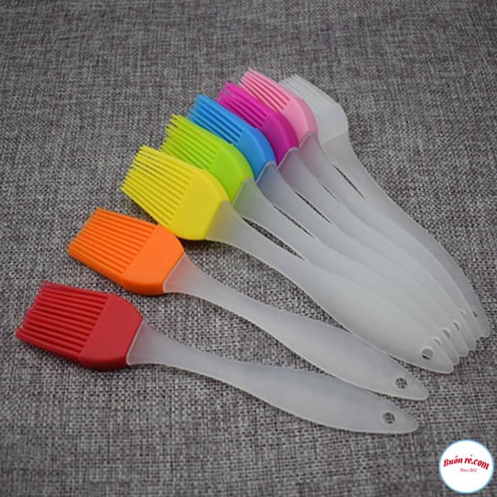 Chổi Quét Dầu Mỡ, Nước Sốt, Mặt Bánh Silicone Cán Nhựa (Màu Ngẫu Nhiên) br00455