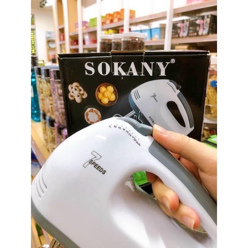 Máy đánh trứng SOKANY cầm tay 7 tốc độ- hàng chính hãng, chất lượng cao