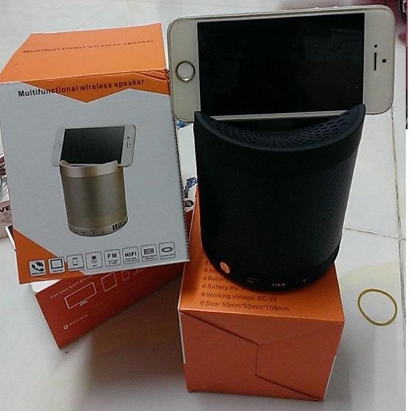 LOA NGHE NHẠC BLUETOOTH KIÊM GIÁ ĐỠ ĐIỆN THOẠI HF-Q3