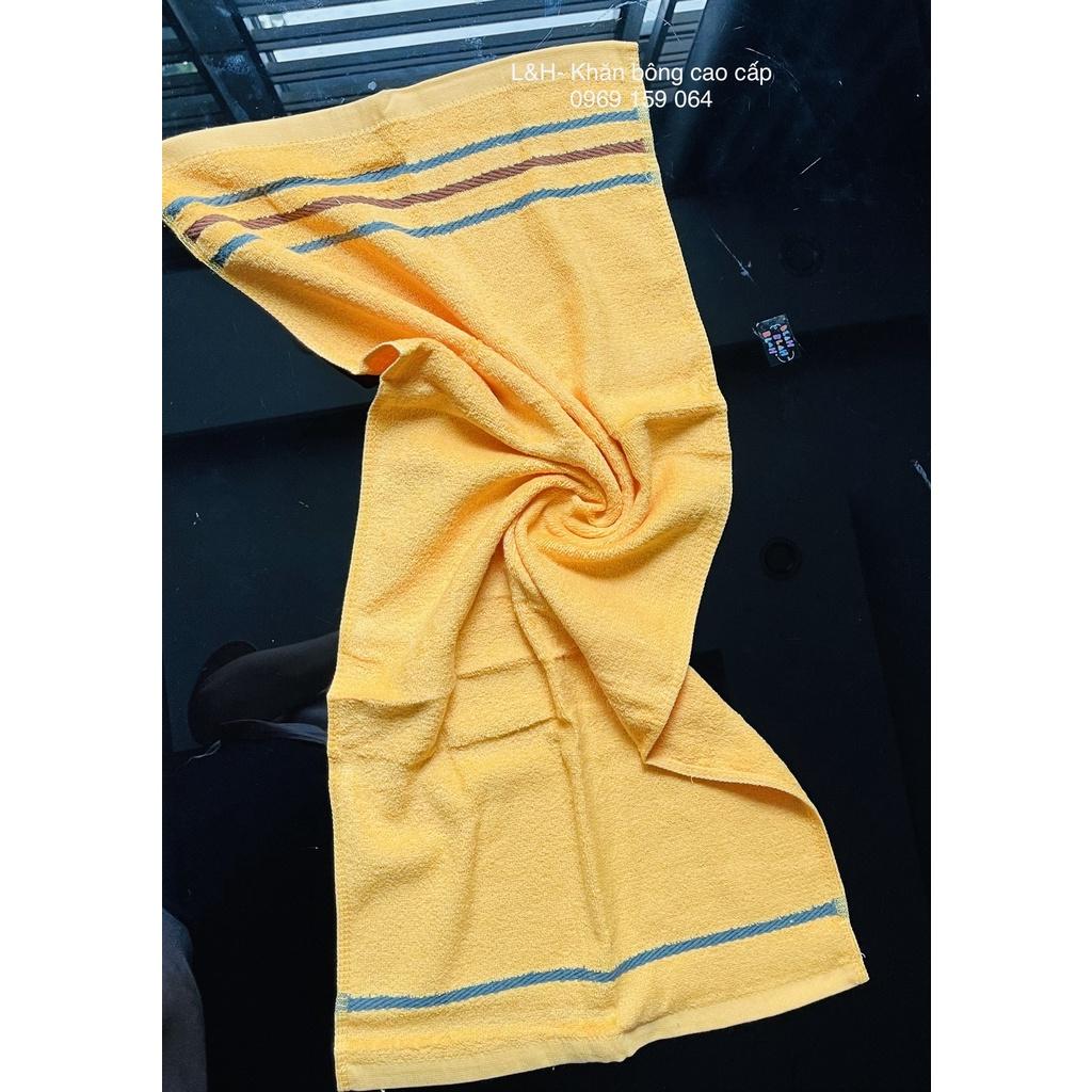 Khăn lau đầu, lau tóc, sợi cotton, 3 dí, KT 34*80cm