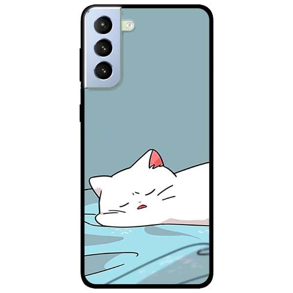 Ốp lưng dành cho Samsung Galaxy S21 / S21 Plus / S21 Ultra / S21 FE 5G - Mèo Con Nằm Ngủ