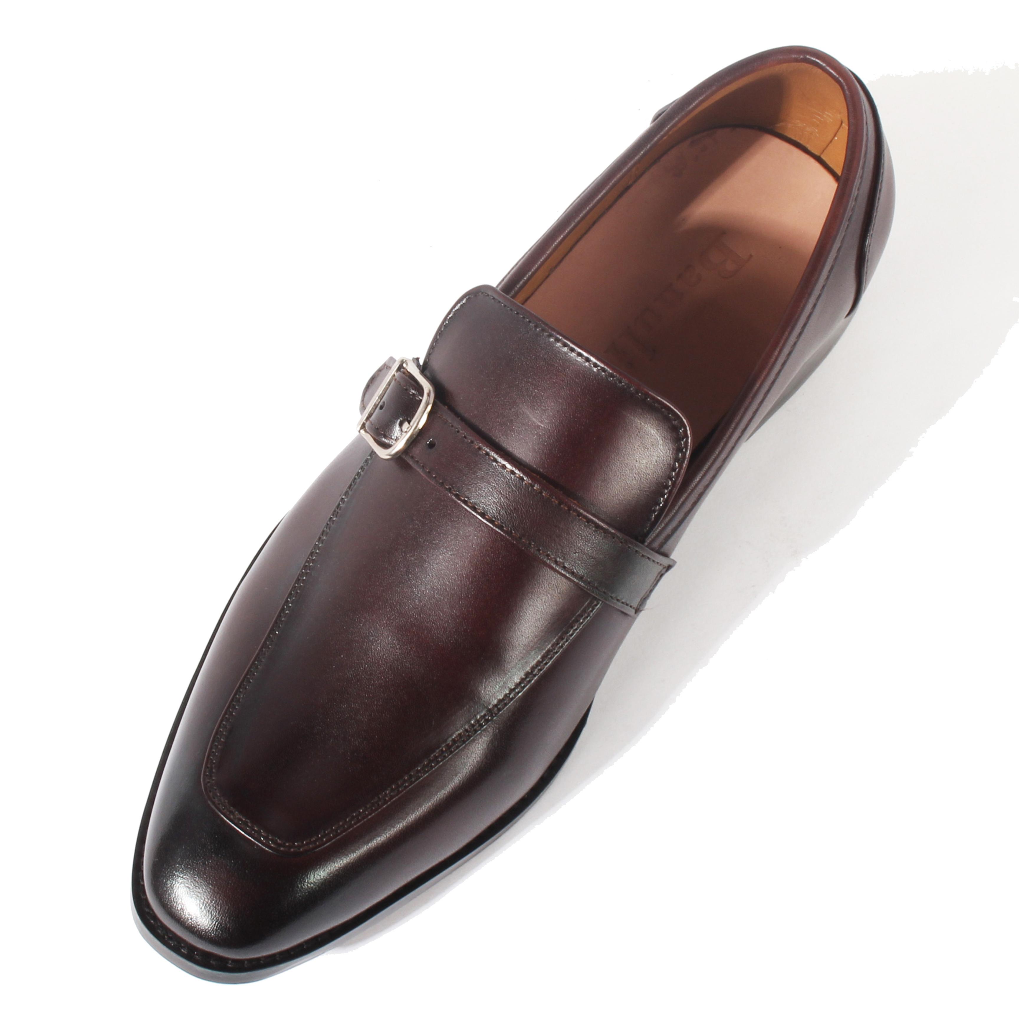 Giày Tây Lười Nam Công Sở Banuli Da Bê Italian Monk Strap Loafers H1ML1 (Da Veg Itali Mềm Dẻo, Đế Siêu nhẹ, Bảo Hành Trọn Đời)