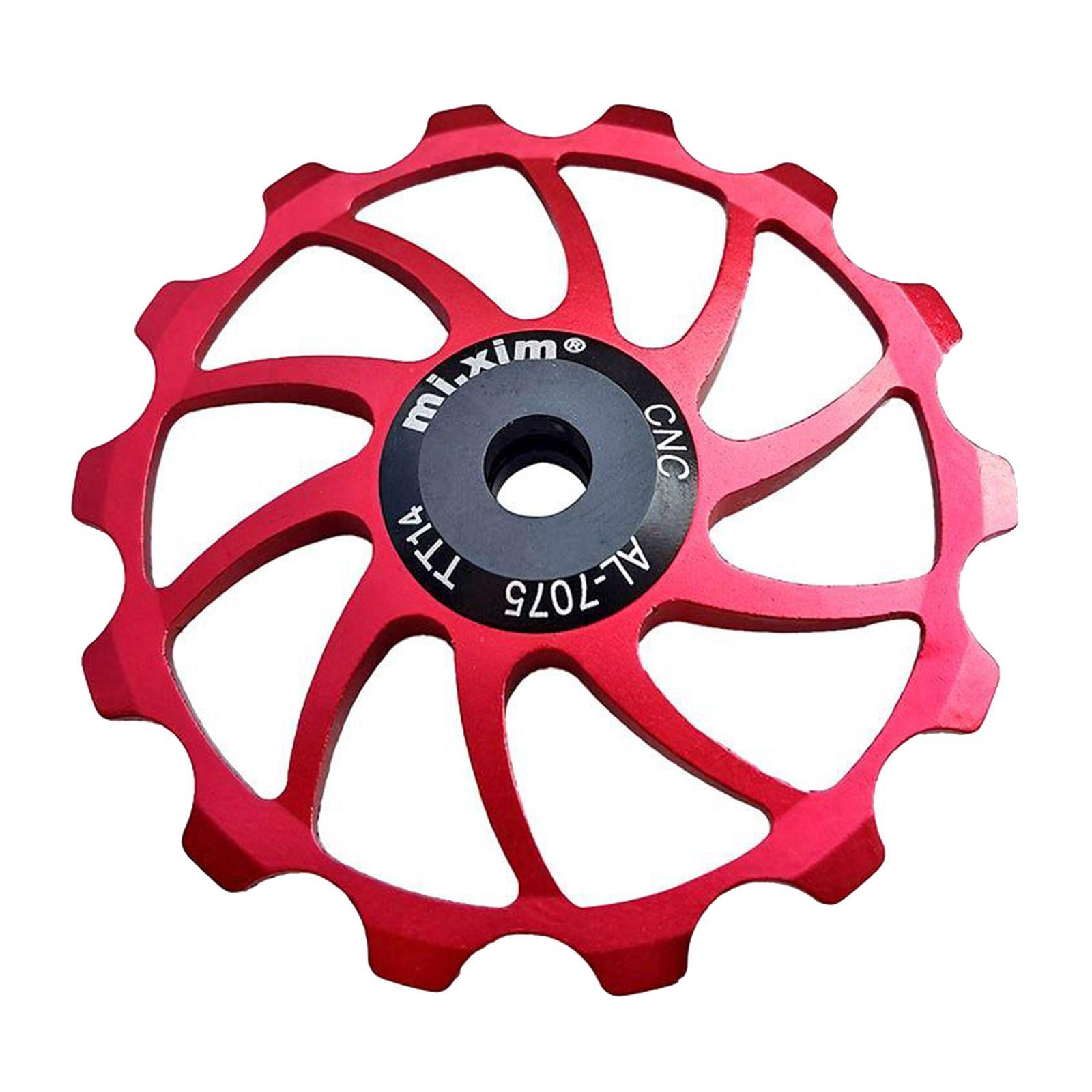 Rear Derailleur Mountain Bike Guide Roller Pulley Accessories Red
