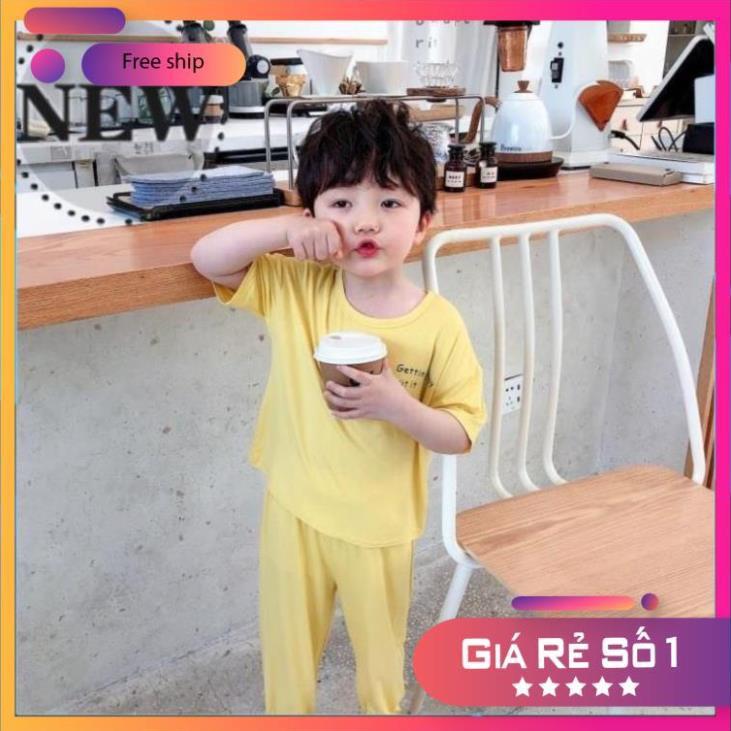 Bộ Cộc Tay Cho Bé Bộ Minky Mom Cộc Tay Chất Thun Lạnh siêu mềm mịn thoáng mát .