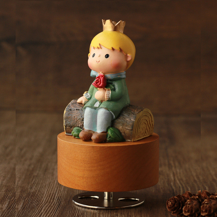 hộp nhạc gỗ hoàng tử bé