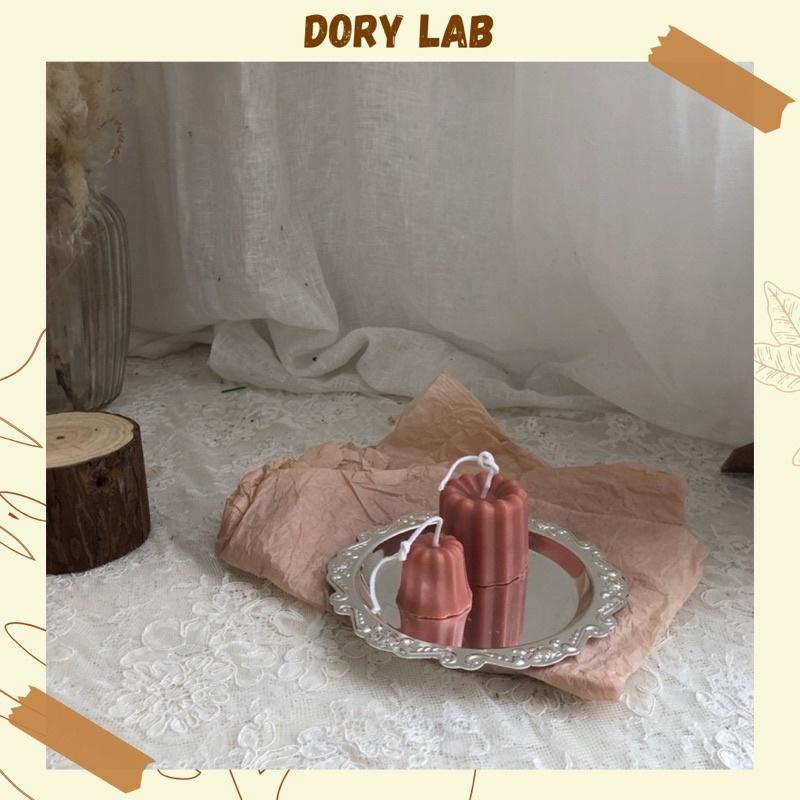 Khay Kim Loại Đựng Nến, Đĩa Tròn Phụ Kiện Decor Chụp Ảnh Phong Cách Cổ Điển - Dory Lab