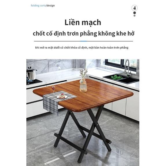 Bàn ăn gấp di động X Expansion Table - Home and Garden