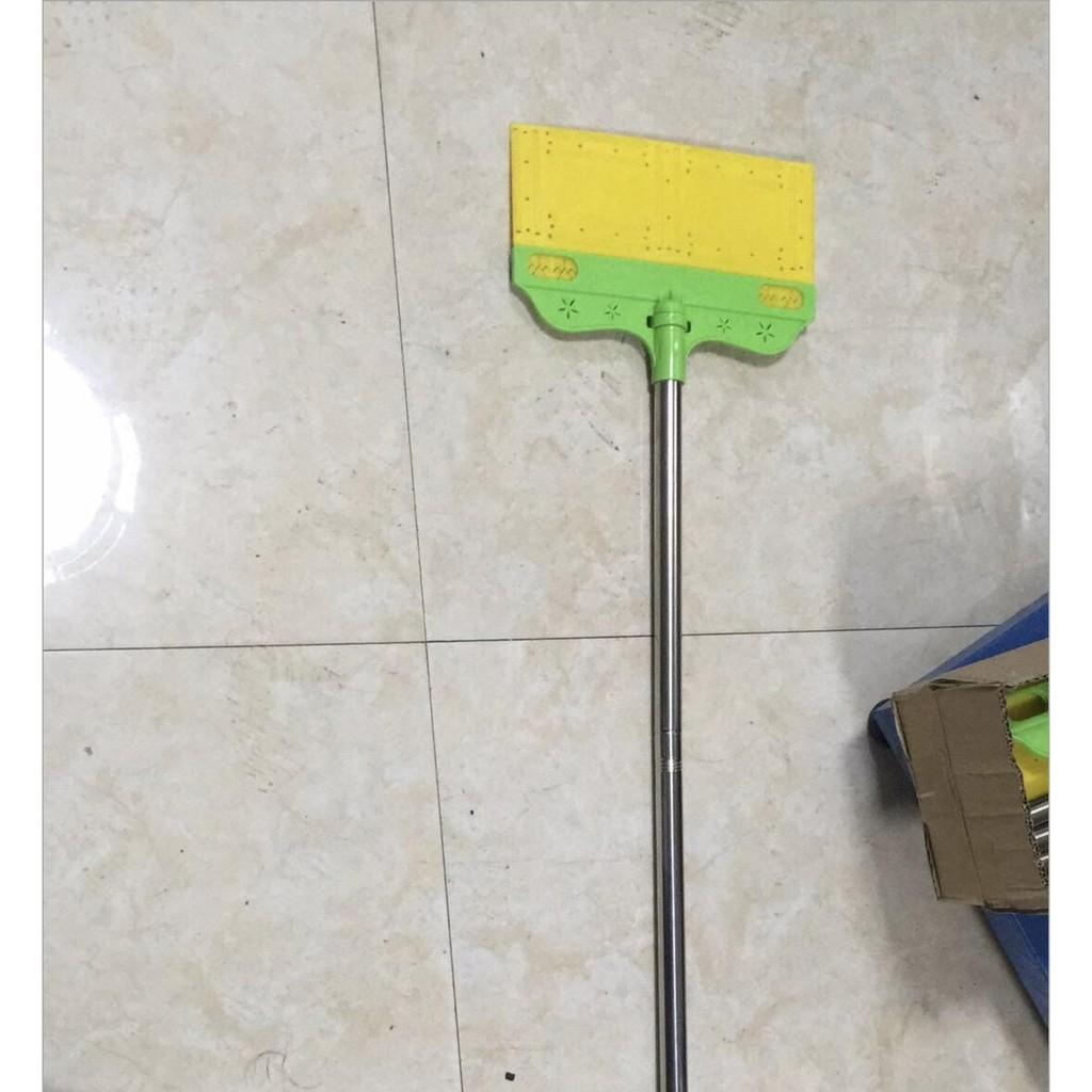 Cây lau nhà vệ sinh mọi bể mặt 2 mặt đa năng Korean double-sided mop - Home and Garden