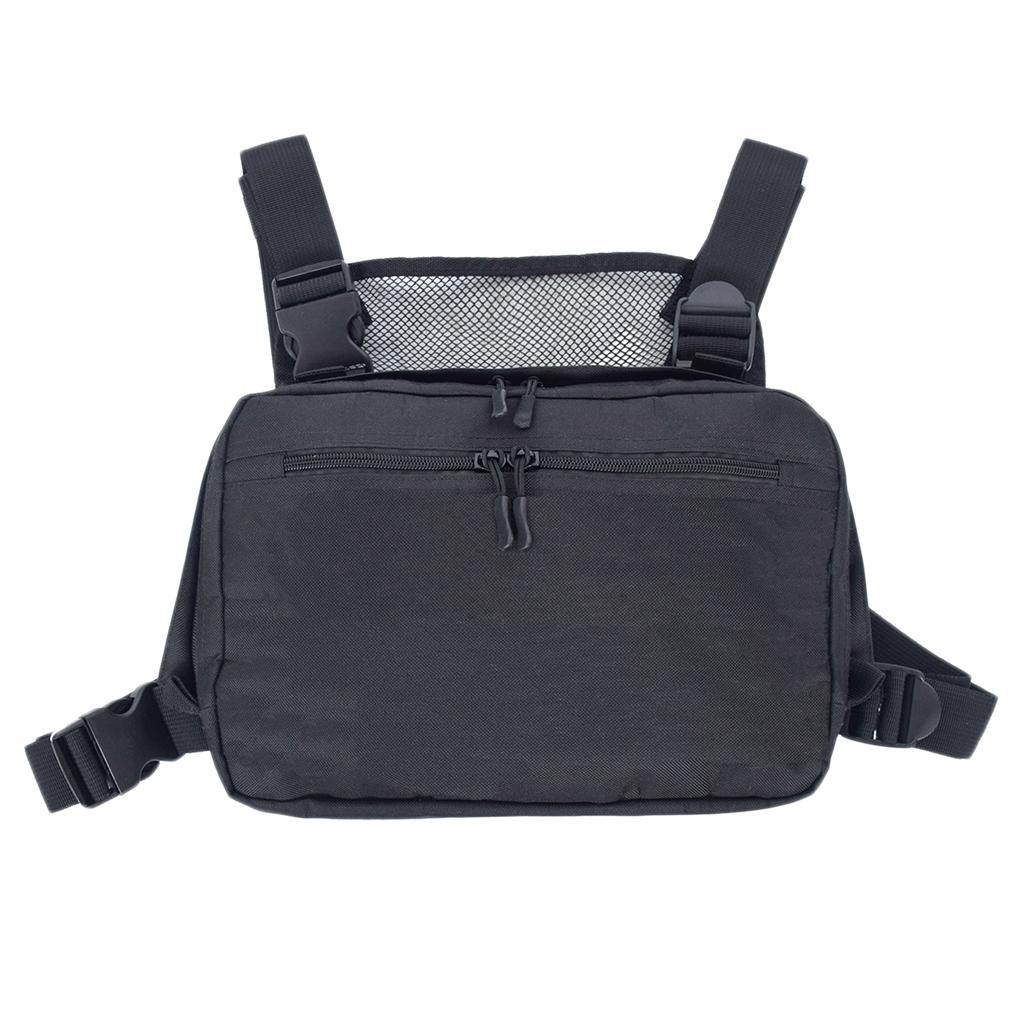 Multi-Functional Unisex Oxford Cloth Chest Rig Bag Vest Waist Bag Panny Pack