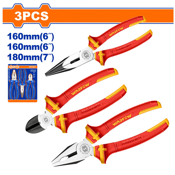 [CHÍNH HÃNG] Bộ 3 kềm cách điện WADFOW WPS0633