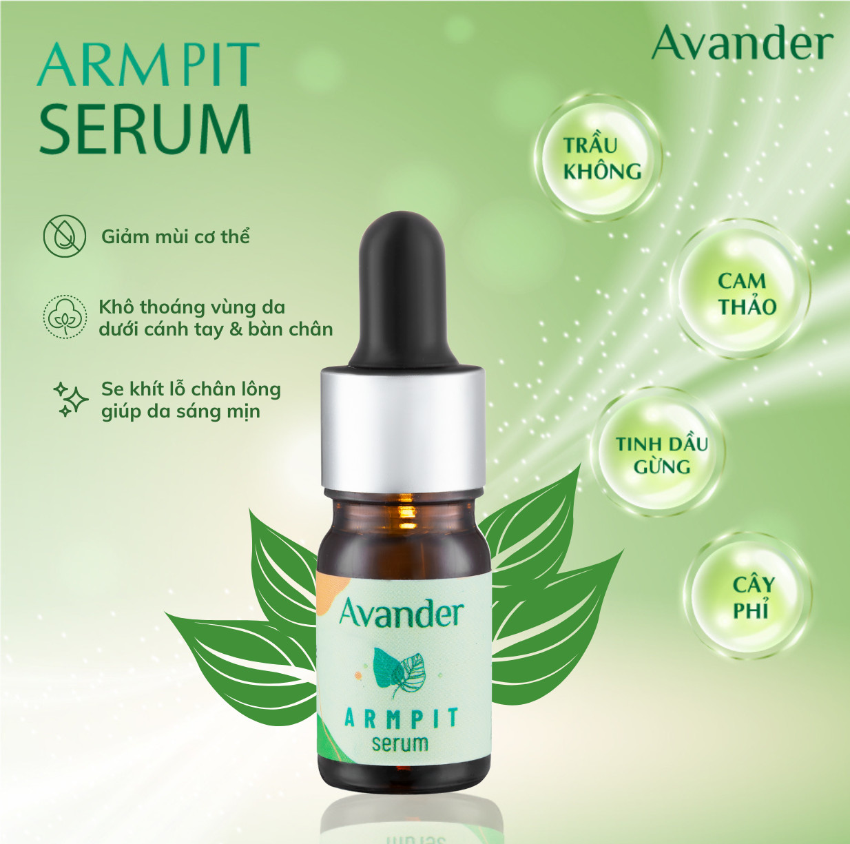 Serum Khử Mùi Avander Armpit 5ml