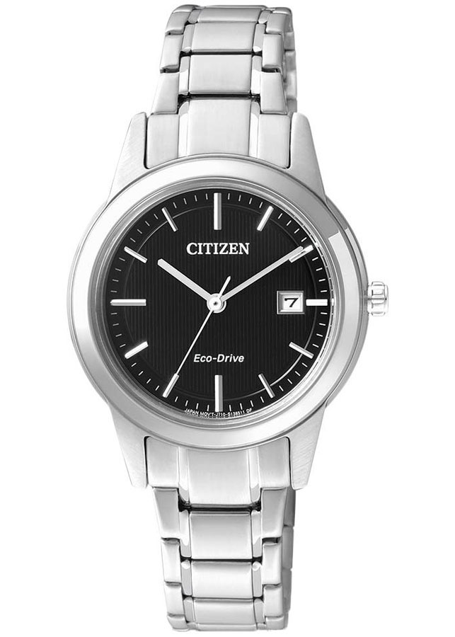 Đồng Hồ Nữ Citizen Dây Thép Không Gỉ FE1081-59E - Mặt Đen