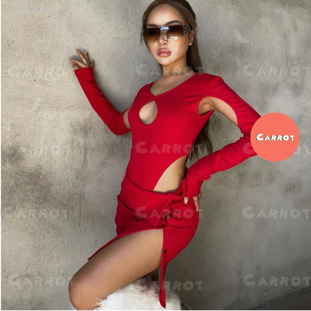Set áo croptop thiết kế kiểu nữ chân váy ôm body chất thun cao cấp mềm mại cá tính hot trend carrotxinhdep