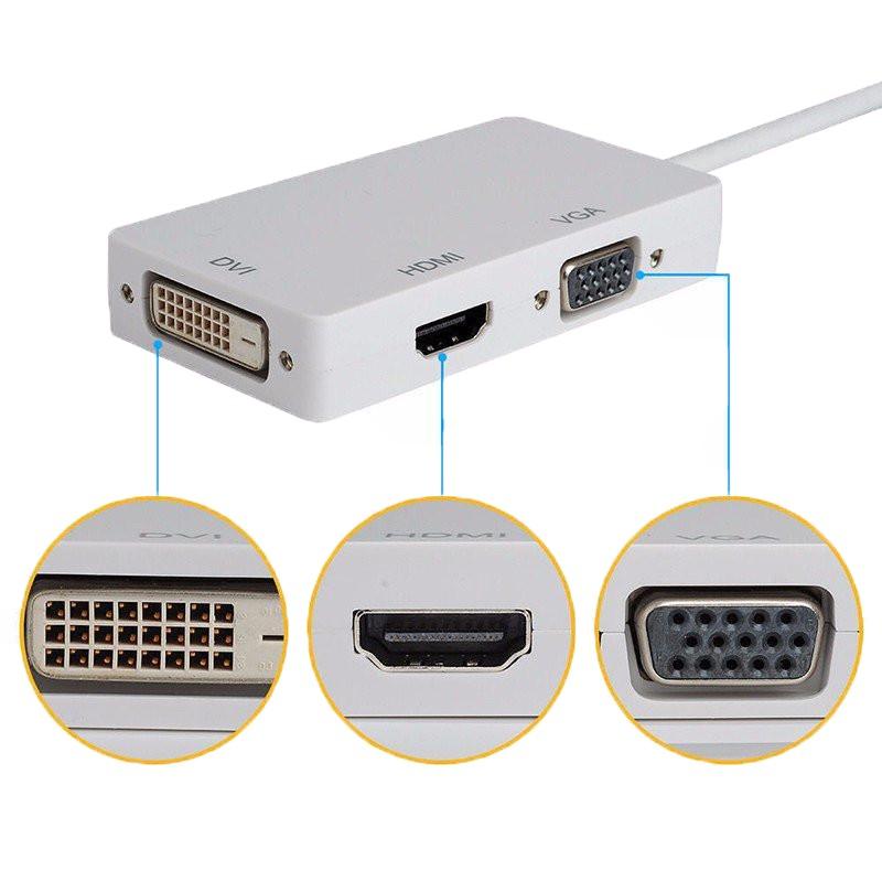 Cáp chuyển Displayport ra HDMI, VGA, DVI- DVT24 - Hồ Phạm