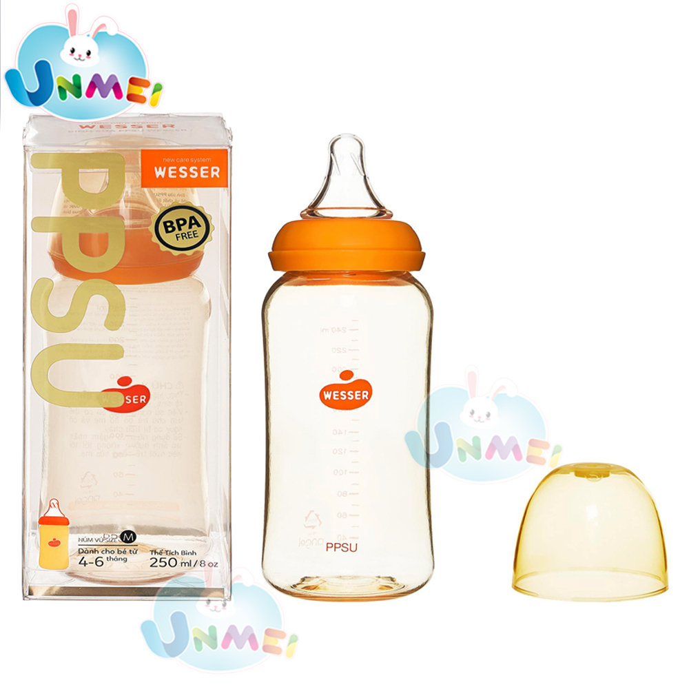 Bình sữa PPSU Wesser 250ml