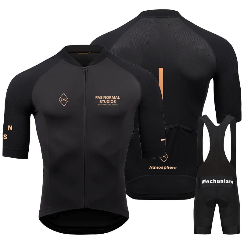 Mới PNS Đội 2023 Nam Ngắn Tay Mùa Hè Đi Xe Đạp Jersey Bộ MTB Maillot Ropa Ciclismo Xe Đạp Mặc Thoáng Khí Đi Xe Đạp Quần Áo Color: Cycling Set 8 Size: XS