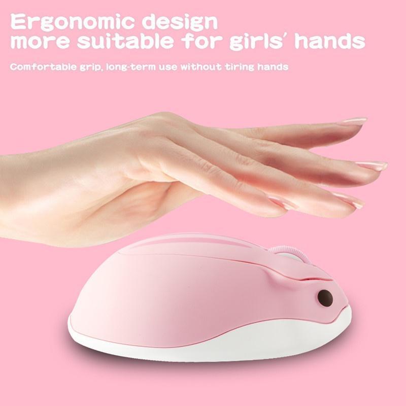 Chuột không dây 1200DPI USB 2.4G Hình Chuột Hamster Dễ Thương