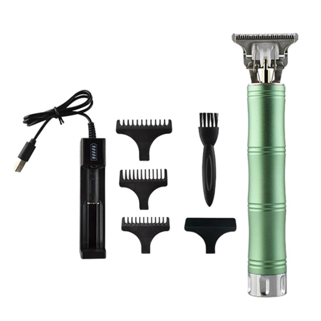 Electric Trimmer Cordless Boys Men's Hair Clipper with Charger Cape Kit Home