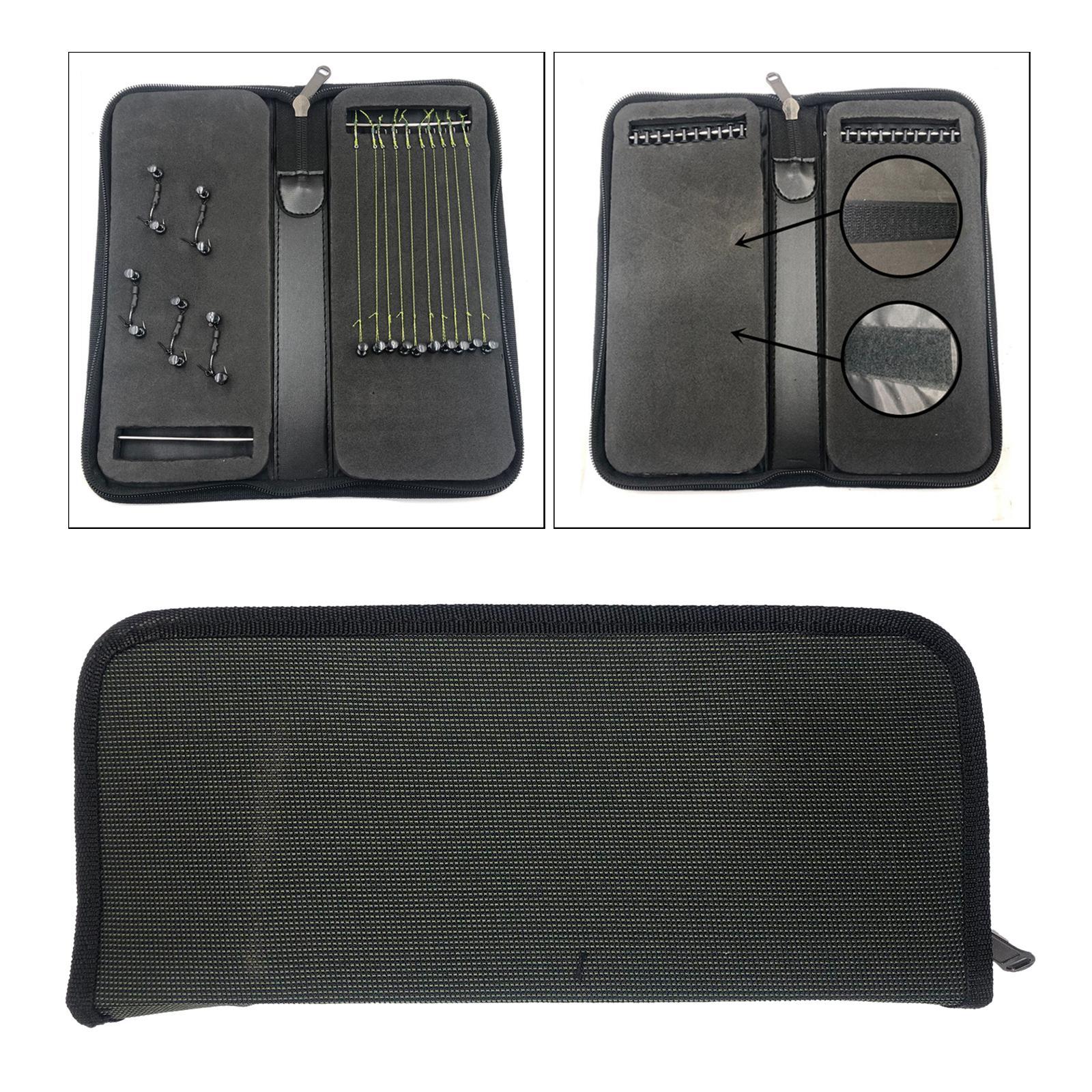 BOX RIGS WALLET FOR CARP FISHING HAIR RIG STORAGE WITH 20 PINS