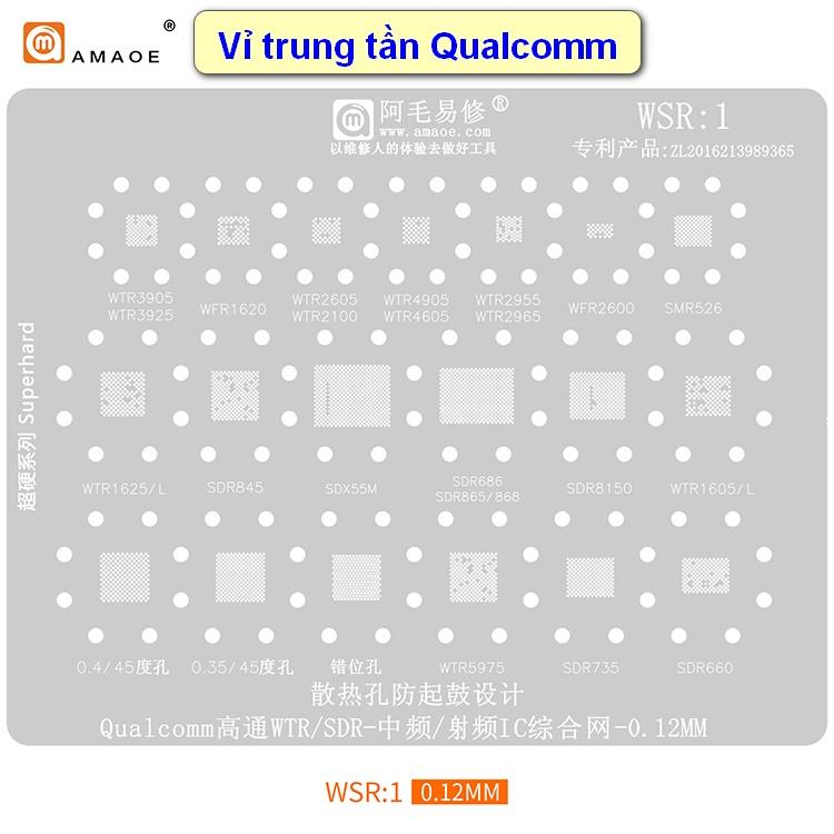 Vỉ làm chân IC trung tần Qualcomm WSR1 hãng AMAOE (Vỉ Android nâng cấp từ WTR1)