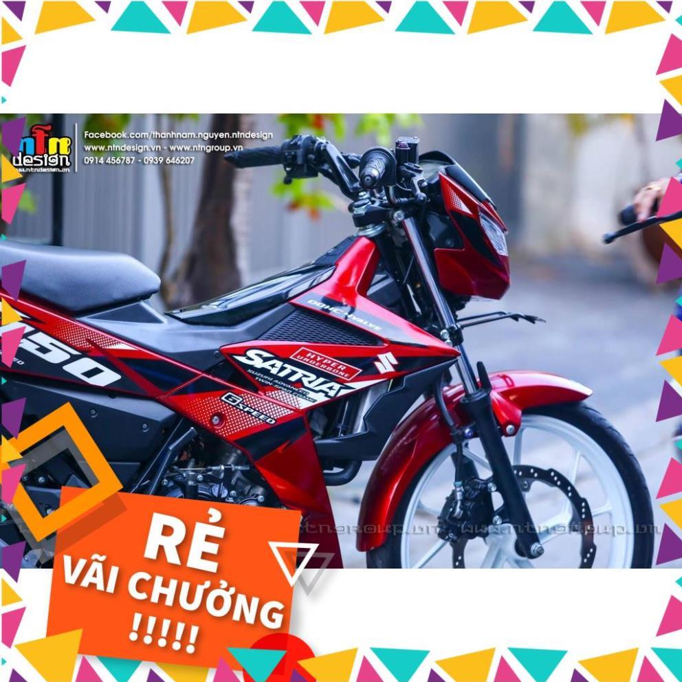 Tem Rời Raider FI Mẫu Zin Đỏ Trắng