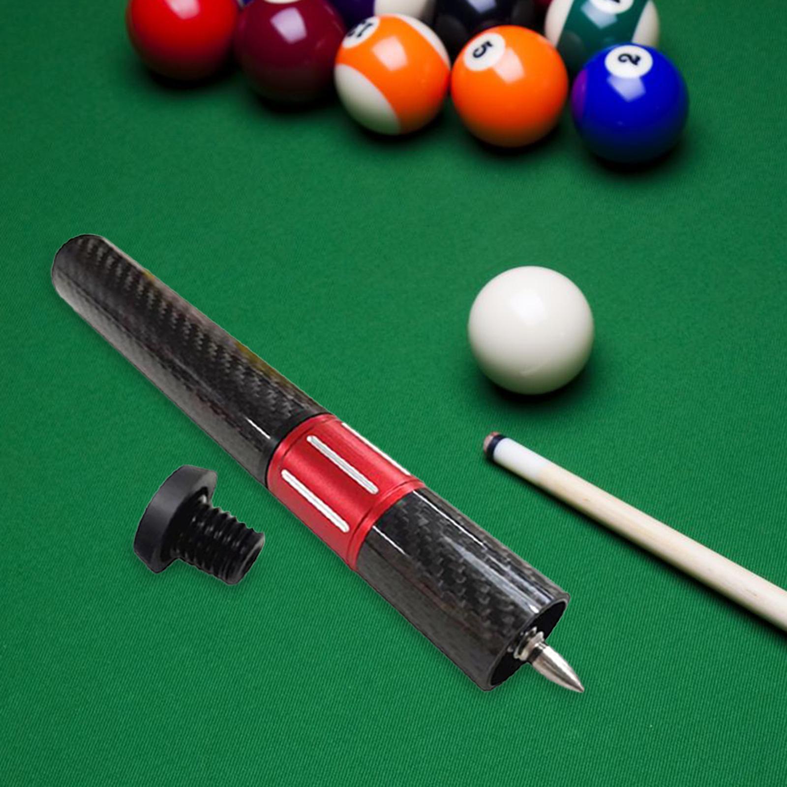 Billiards Pool Cue Extension with End Cap Billiards Accessories Billiard Connect Shaft Snooker Cue Cue End Extended for Lovers Billiard Cues
