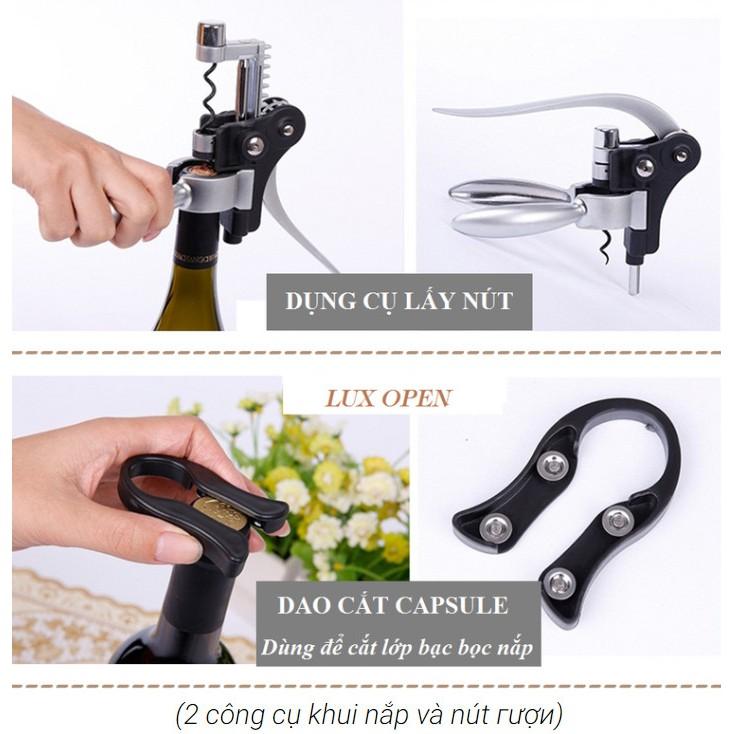 Bộ khui mở vang chuyên nghiệp như khách sạn 5 sao