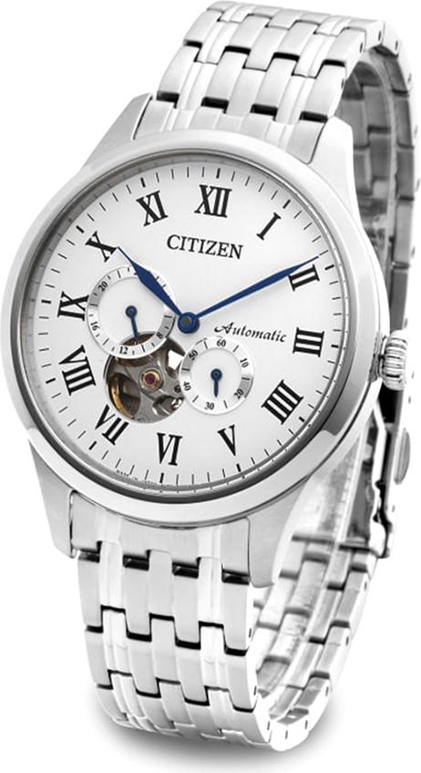 Đồng Hồ Nam Citizen Dây Thép Không Gỉ Máy Cơ-Automatic NP1020-82A - Mặt Trắng (Sapphire)