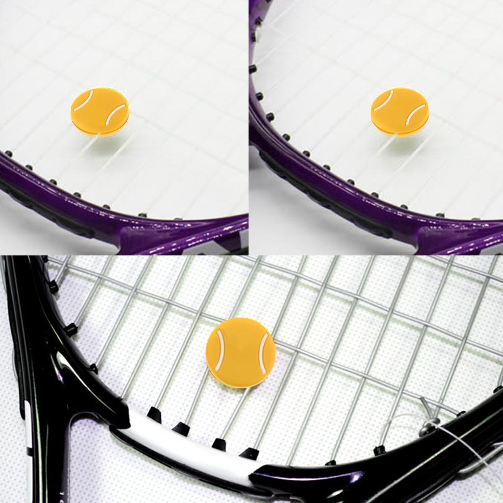 2 Pieces Tennis/Squash Racket Vibration Dampeners Shock Absorber Shockproof Damper