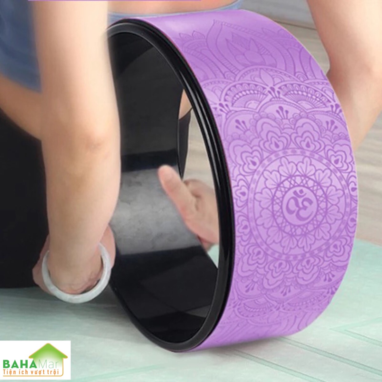 BÁNH XE YOGA - DỤNG CỤ TẬP HỖ TRỢ CÁC TƯ THẾ YOGA GIẢM ĐAU VÀ GIẢM EO "BAHAMAR" Hỗ trợ tập các tư thế Yoga trải dài và uốn, cải thiện linh hoạt và cân bằng và làm giảm căng thẳng.