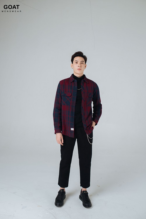 Áo Sơ Mi Nam Form Rộng Phong Cách Hàn Quốc GOAT MENSWEAR