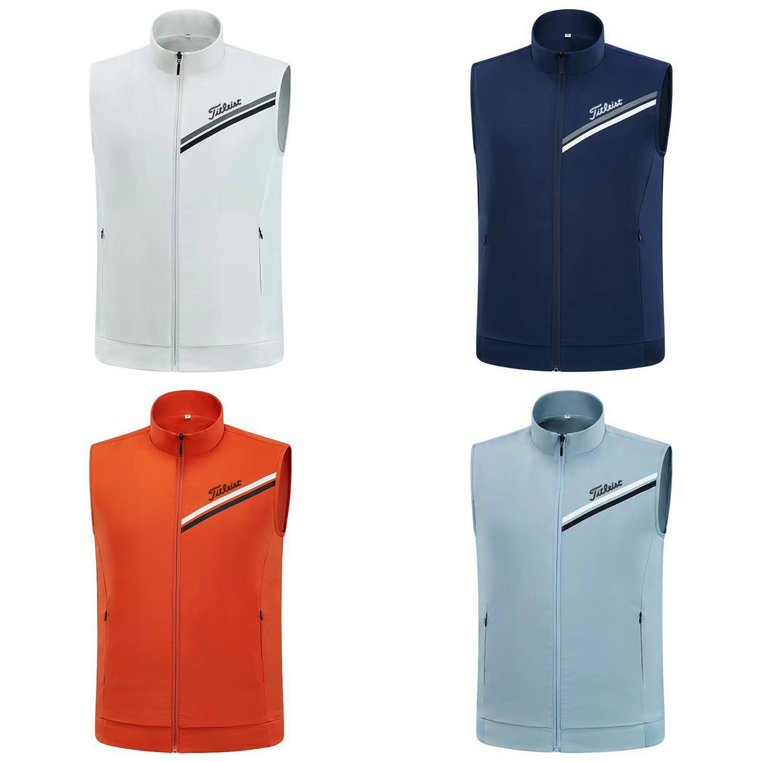 Áo khoác gió golf Gile Nam 2 lớp thời trang chống nước, giữ nhiệt AG006
