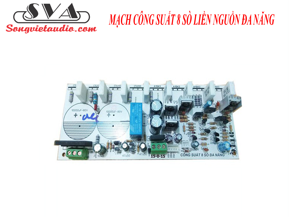 MẠCH CÔNG SUẤT 8 SÒ ĐA NĂNG - 1 MẠCH