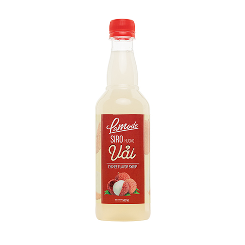 Sirô LAMODE hương Vải / Kiwi / Đường ngô (500ml/chai) - Phù hợp pha chế trà trái cây, trà sữa, sô đa, đá bào