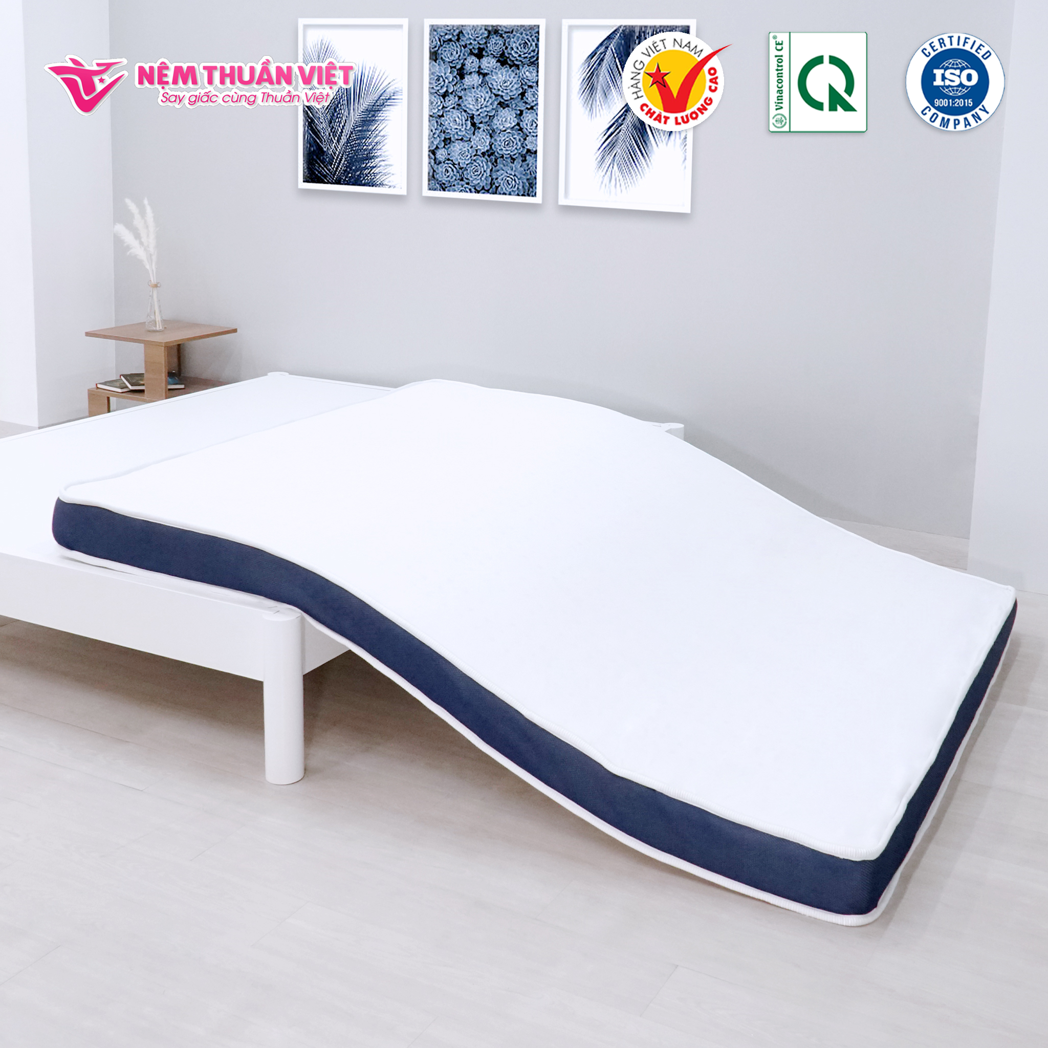 (1m2x2mx15cm) Nệm Foam Thuần Việt Ruby - Nệm Foam Cao Cấp Thế Hệ Mới