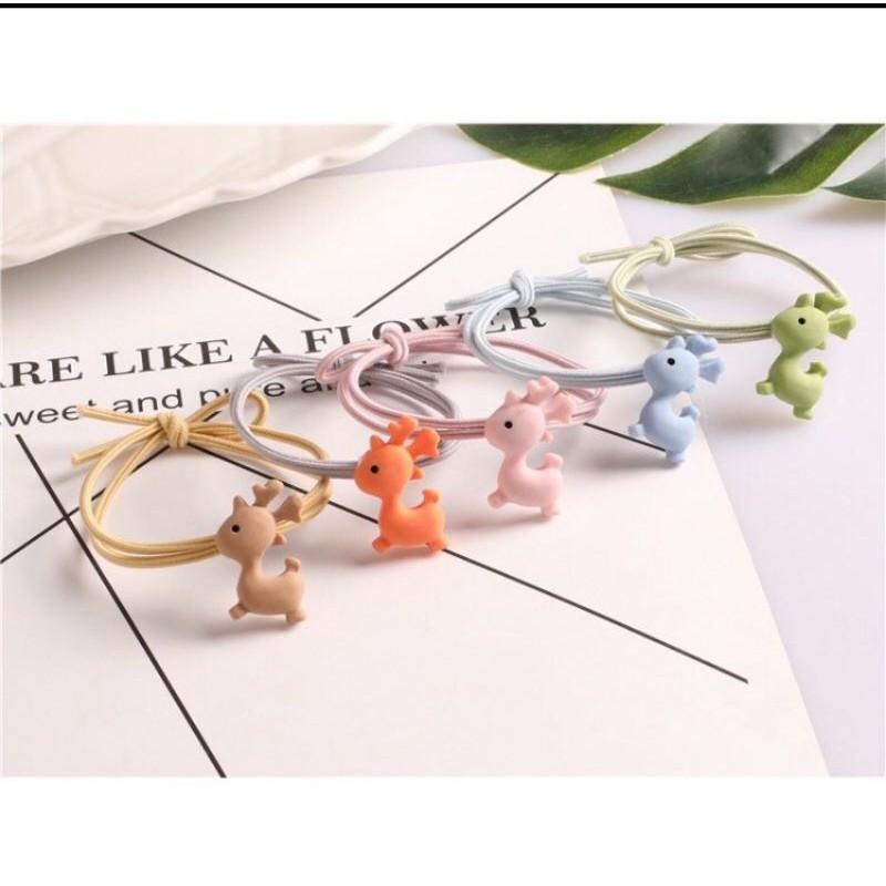 Dây cột tóc, dây chun buộc tóc cute nhiều màu phong cách HQ
