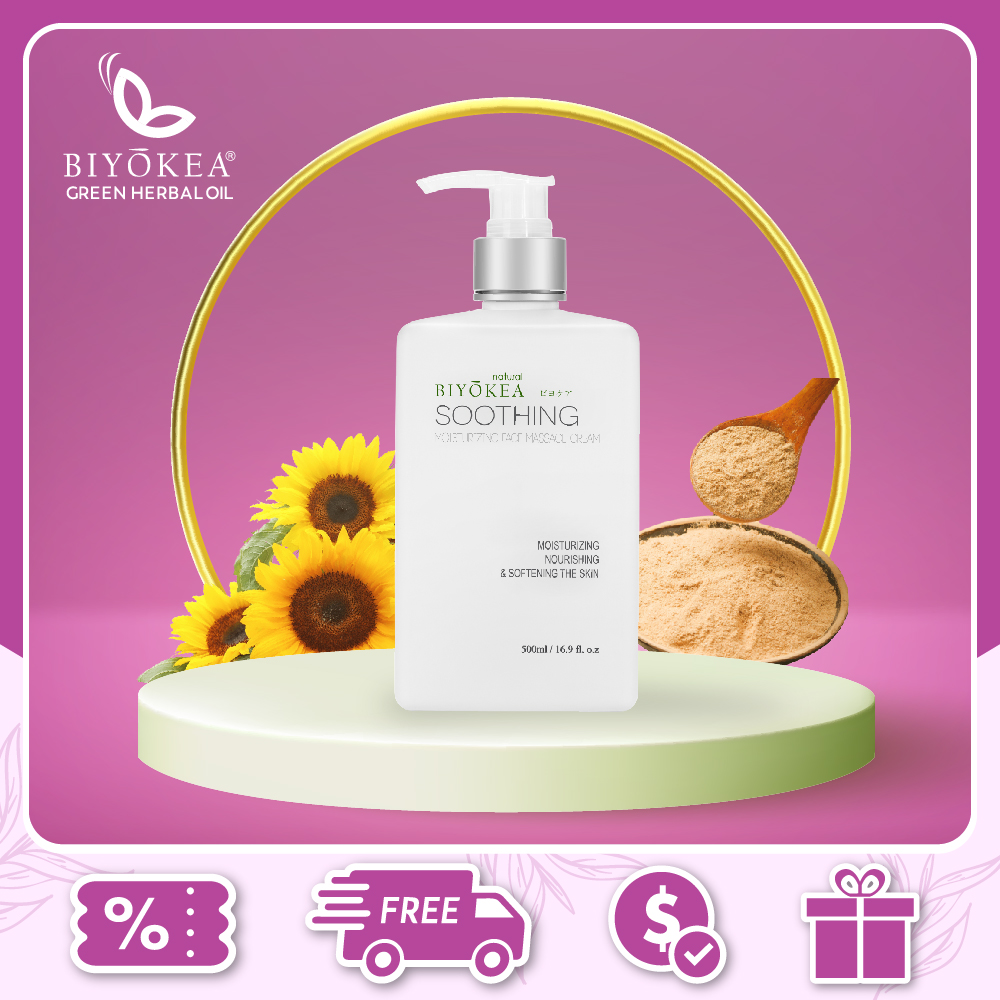 Kem massage mặt dưỡng ẩm Soothing Biyokea 500ml