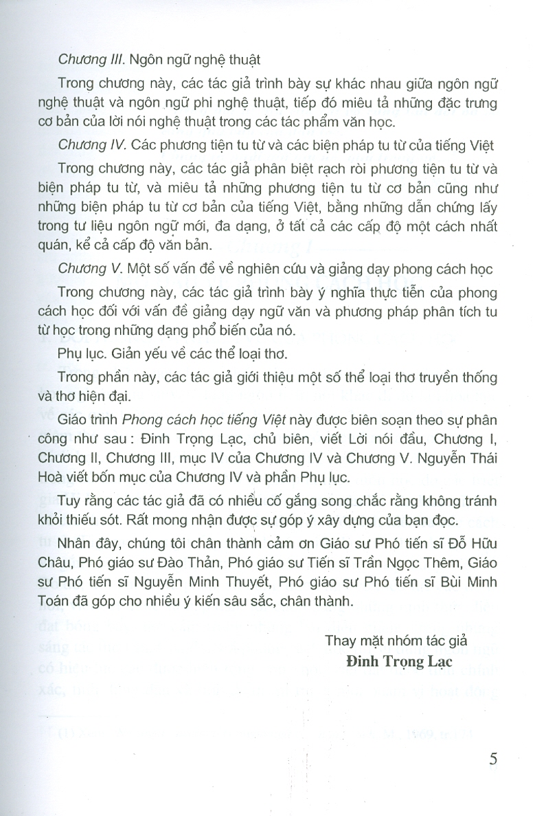 PHONG CÁCH HỌC TIẾNG VIỆT (Tái bản lần thứ mười bốn)