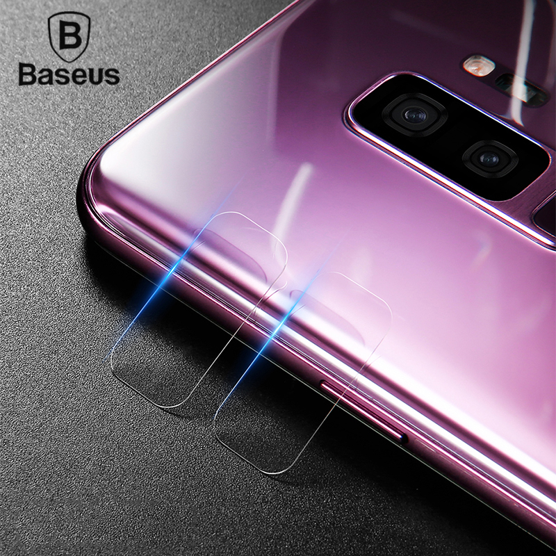 Miếng dán kính cường lực Camera cho Samsung Galaxy S9 chính hãng Baseus chống trầy xước tuyệt đối - Hàng Chính Hãng