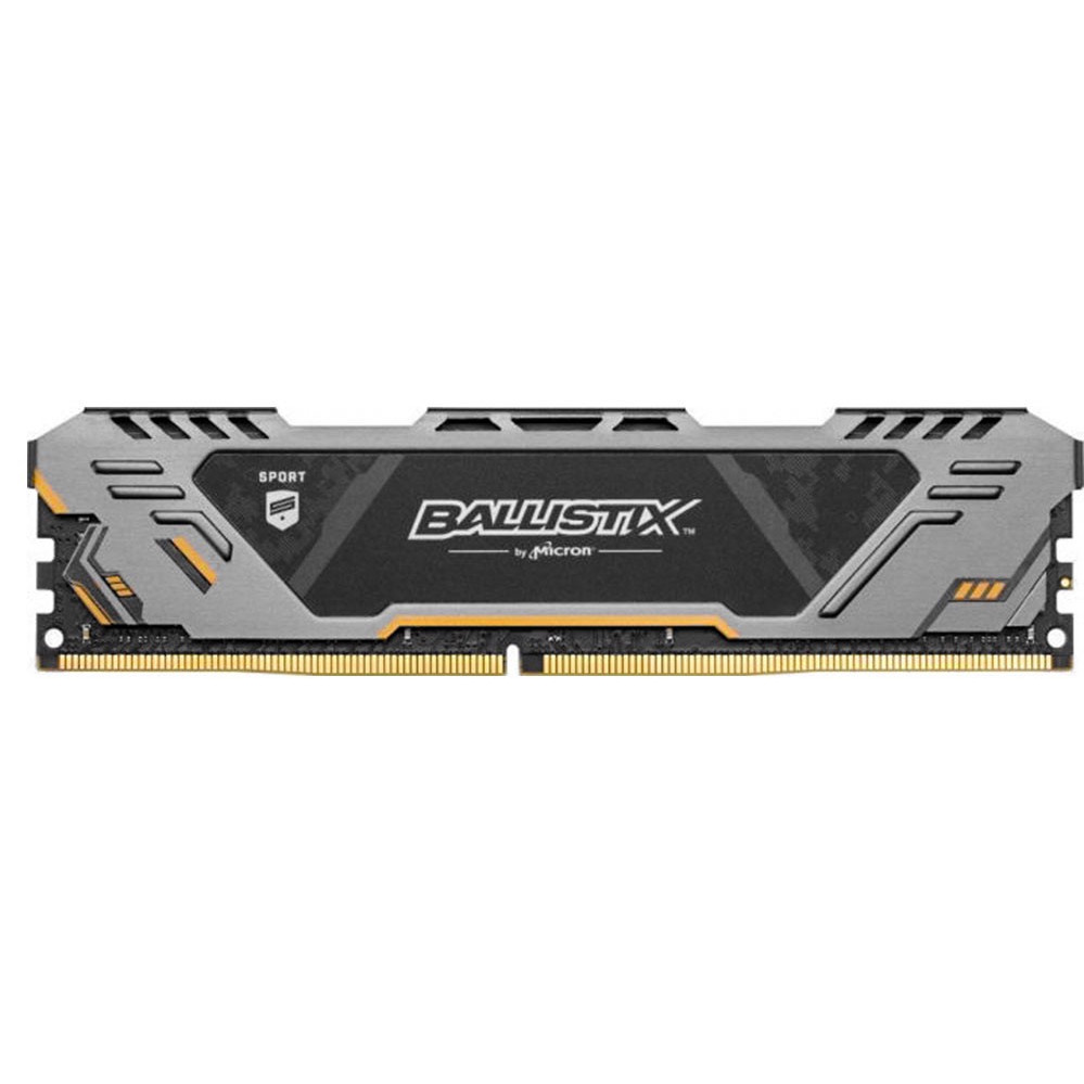 RAM PC CRUCIAL BALLISTIX SPORT AT 8GB BUS 3000 DDR4 BLS8G4D30CESTK Màu Đen Chính Hãng