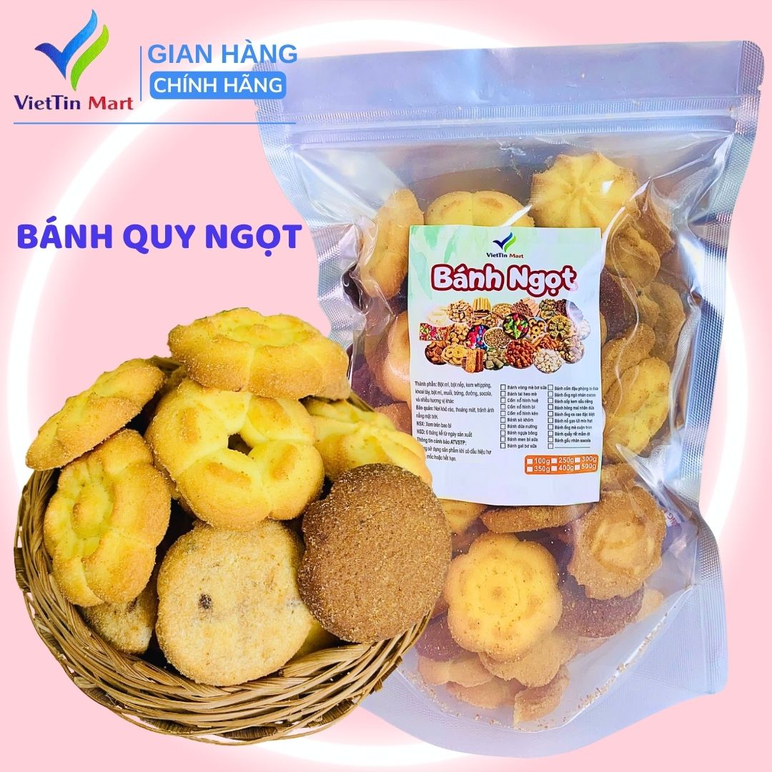 Bánh Quy Bơ Giòn 500g VietTin Mart