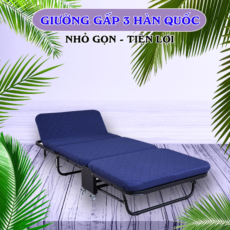 Giường ngủ thông minh gấp gọn NIKITA, Khung thép sơn tĩnh điện, Xếp gọn thành ghế sofa, Bánh xe di chuyển dễ dàng