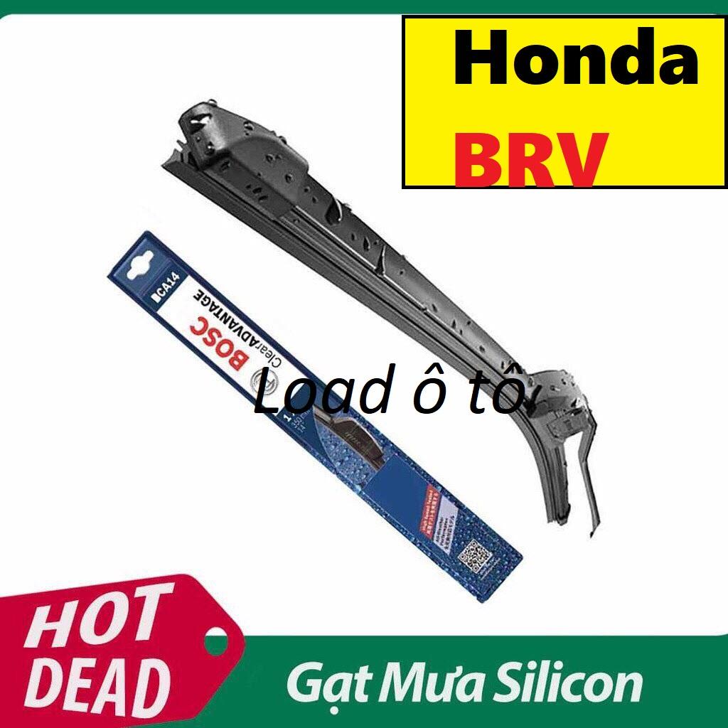 Bộ 02 Gạt Mưa Silicon Xe Honda BRV gạt mềm không xương chính hãng Bosch Cao Cấp