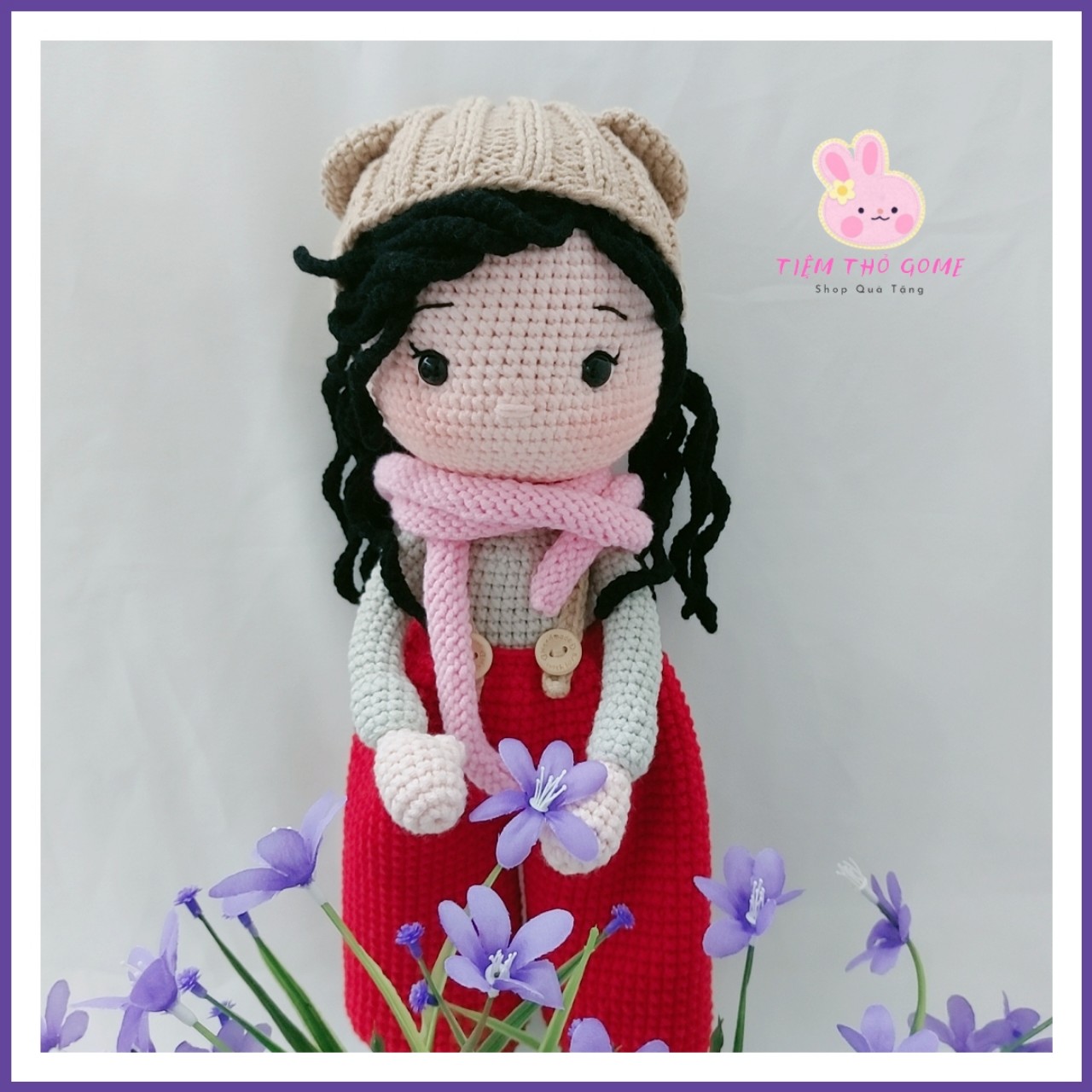 Búp bê len móc handmade, Búp bê Nora 39 - An toàn cho bé