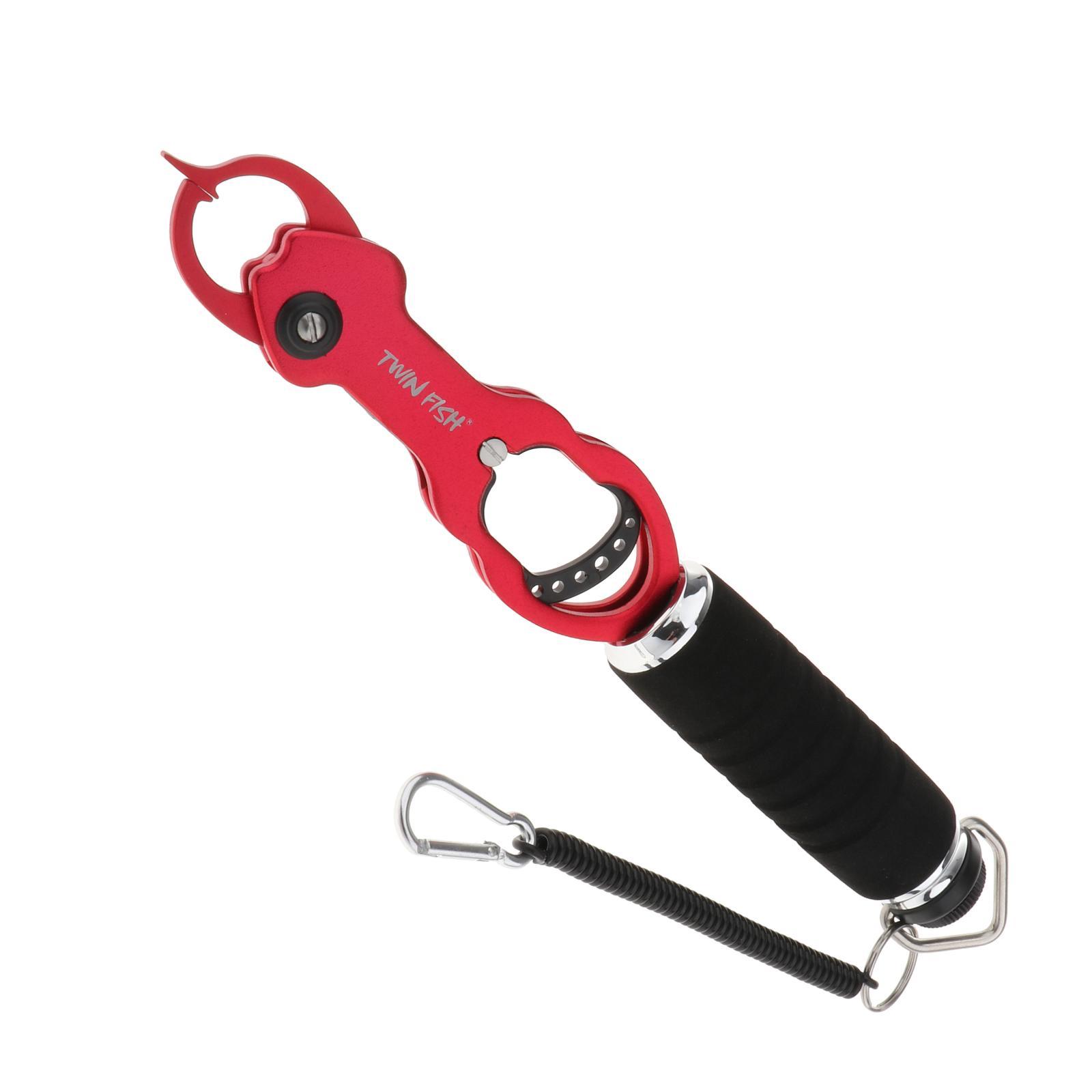 Fishing Pliers Grip Fish Lip Gripper Fish Controller Hook Remover Tool Blue